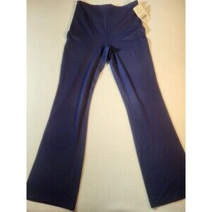 Fabletics High Rise Ponte Kick Flare Leggings Pants  Women’s  Navy Blue  Zipper